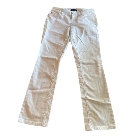 White House Black Market Blanc Slim Ankle Jeans - Picture 2 of 6